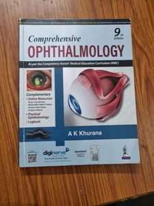 Opthalmology Book By AK Khurana 9th Edition