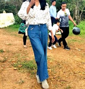 Blue Denim Casual Jeans (Women)