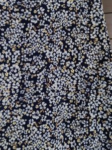 Ginger Women Blue Viscose Floral Printed Dress