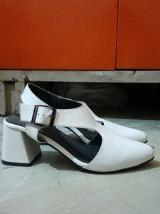 Elegant White Heels