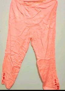 Light Orange Plazo Suit &amp; Dupatta For 34 Bust