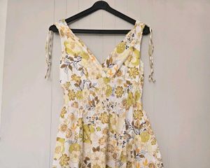 Floral Tie-Strap Sundress