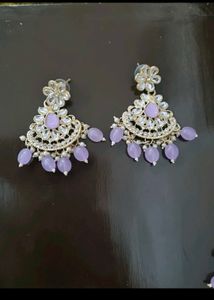 Elegant Jewelry Set Lavender Color