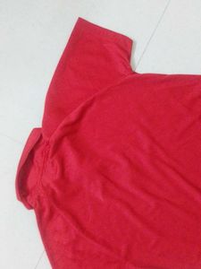 New Pantaloons Men T-shirt 👕 ♥️ Red S.. Size