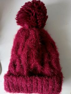 New Maroon Winter Hat