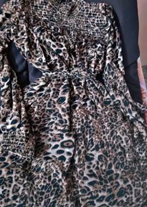 Leopard Print Mini Dress