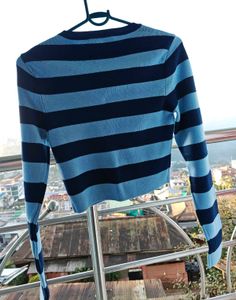 ZARA Striped Knitted Sweater