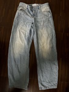 baggy barrel jeans from bershka