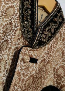 Velvet Sholder Design Sherwani