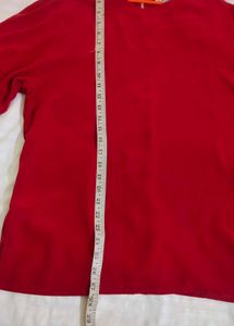 Elegant Red Top Bust 42