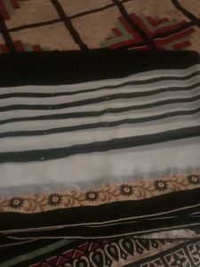 black saree