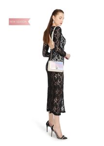 Lace Open back Dress