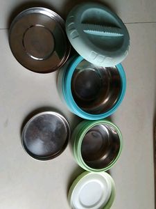 2 MILTON LUNCHBOXES