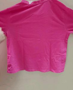 the souled store pink graphic tee