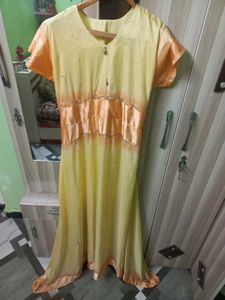 Elegant Yellow Maxi Dress
