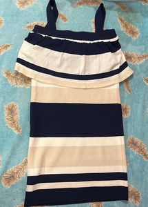 Navy & White Striped Beauty