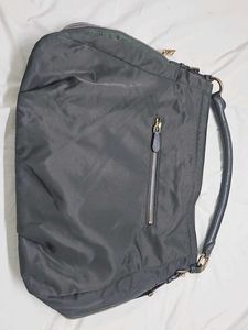 Prada Nylon &amp; Leather Handbag