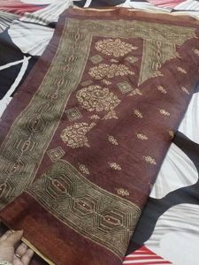 Brown Beautiful Dupatta ( Like Dress Material)