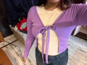 Lavender pullover full sleeve