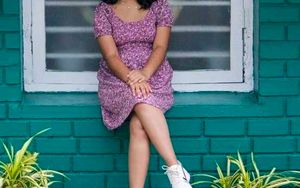 Floral Print Mini Dress