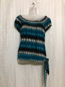 Heart Soul Blue Stylish Top