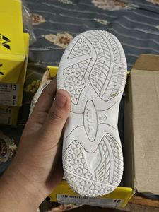 Nivia All White Sneakers - Size 11