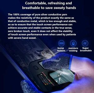 Pack of 4 Mobile Gaming Finger Sleeves