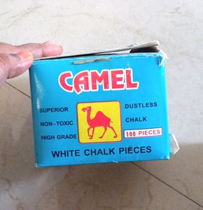 Camel Dustless White Chalk Pieces - 40 Piece