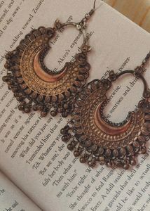 Combo Of Oxidised Jhumka And Chandbaliyan