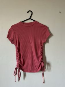 pink cropped top for women