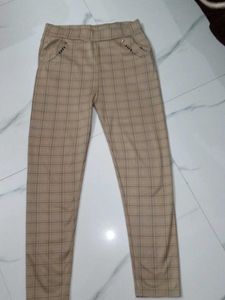 Checked Trousers