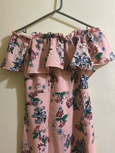 Summer Floral Dress With Lining