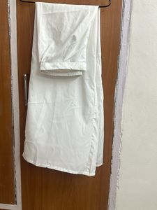 Blue Kaftan With White Lower