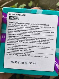 Sugar Pop Blush - 01 Rose