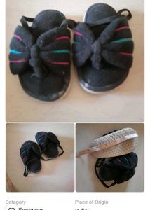 4 Cute Bowtie Baby Slippers & Shoes