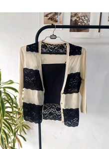 Laced Cardigan