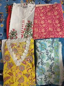 4 Kurta Sets Combo