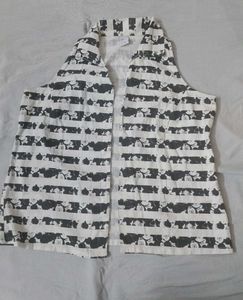 Mickey Mouse Striped Sleeveless Top
