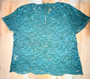 Green Lace Top