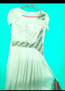 Vintage Cream Maxi Dress