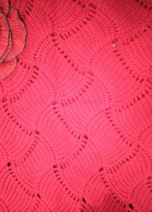 Red Knitted Sleeveless Top
