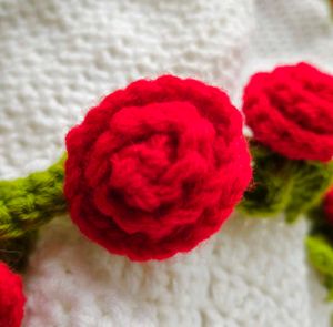 Crochet Rose Bouquet Blanket 💐🌹