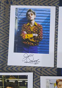 BTS POLOROID WITH SIGNATURE