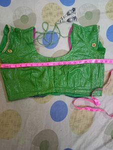 lengha saree with attached palla with blouse