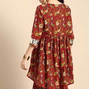 Anouk Pure Cotton Kurta Palazzo Set