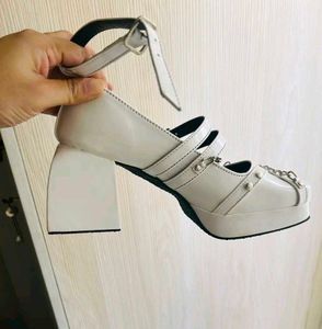 Red Platform Heels