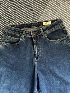Wide Leg Denim Jeans