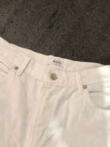 White Baggy Mom Denim Jeans