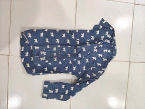 Dark Blue Shirt 3-4y Kids Boy No Return
