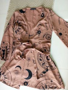 Peace&chaos Horoscope Wrap Dress